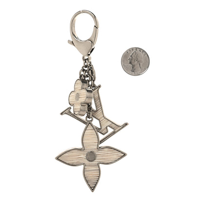 Louis Vuitton LOUIS VUITTON Fleur d Epi Bag Charm Ivory 2 of 5