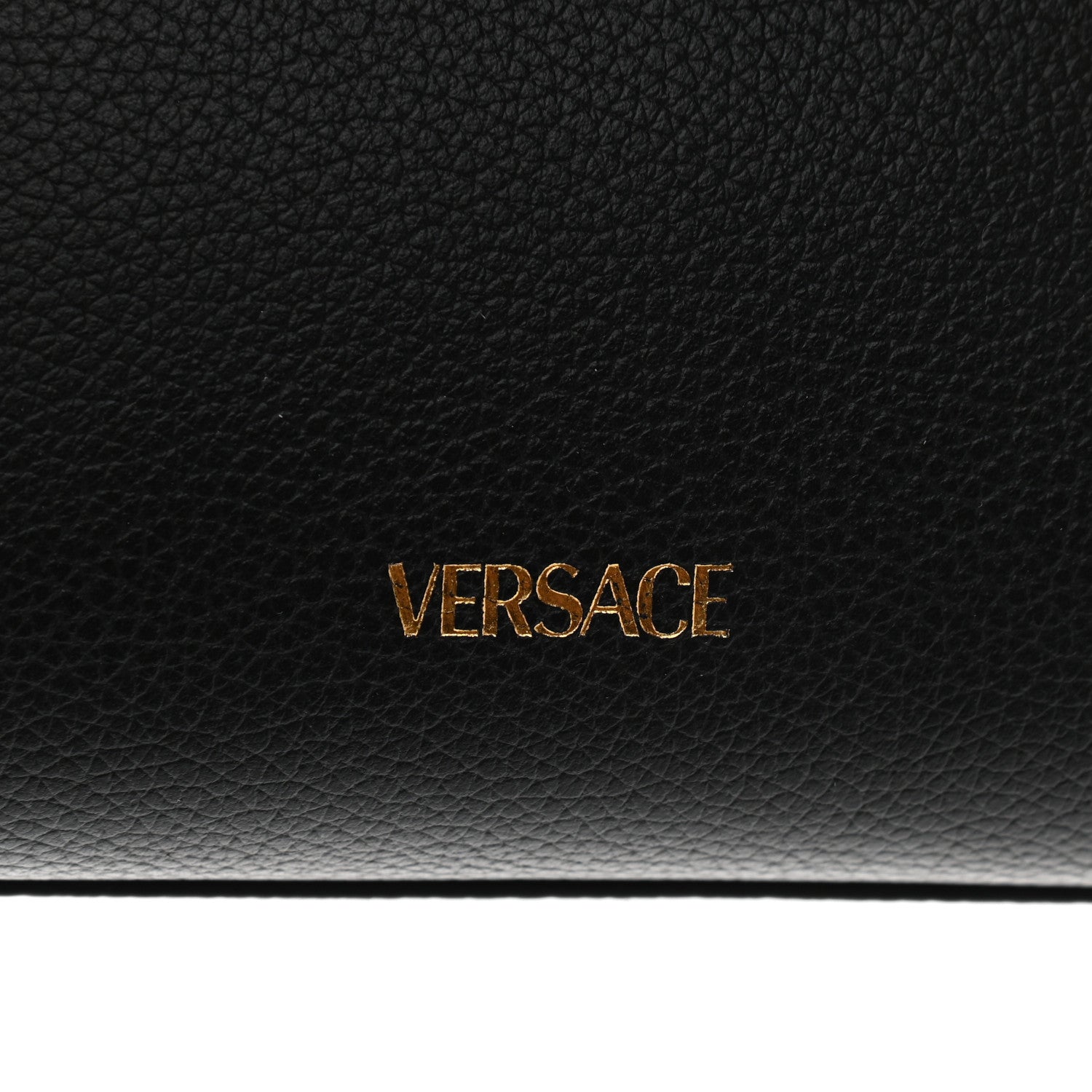 Versace Grained Calfskin Small La Medusa Top Handle Bag Black 12 of 13