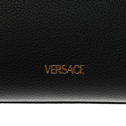 Versace Grained Calfskin Small La Medusa Top Handle Bag Black 12 of 13