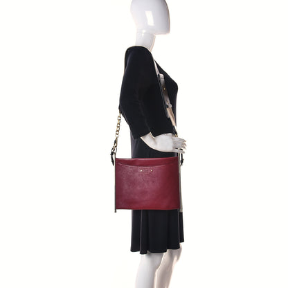 Chloe Smooth Calfskin Medium Roy Clutch Plum Purple 3 of 15