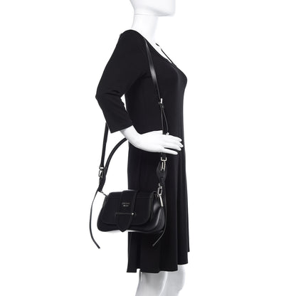Prada City Calfskin Sidonie Shoulder Bag Black 2 of 11