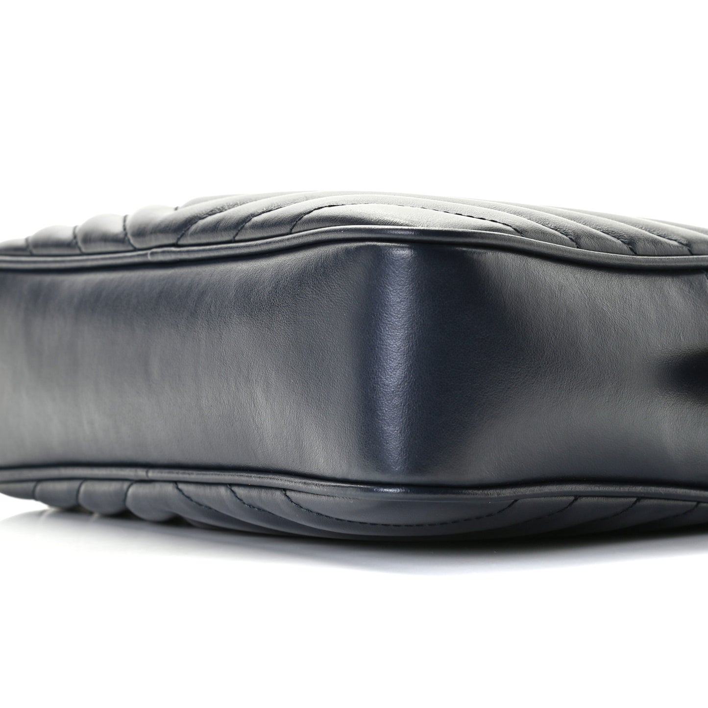 Calfskin Matelasse Monogram Lou Camera Bag Deep Marine
