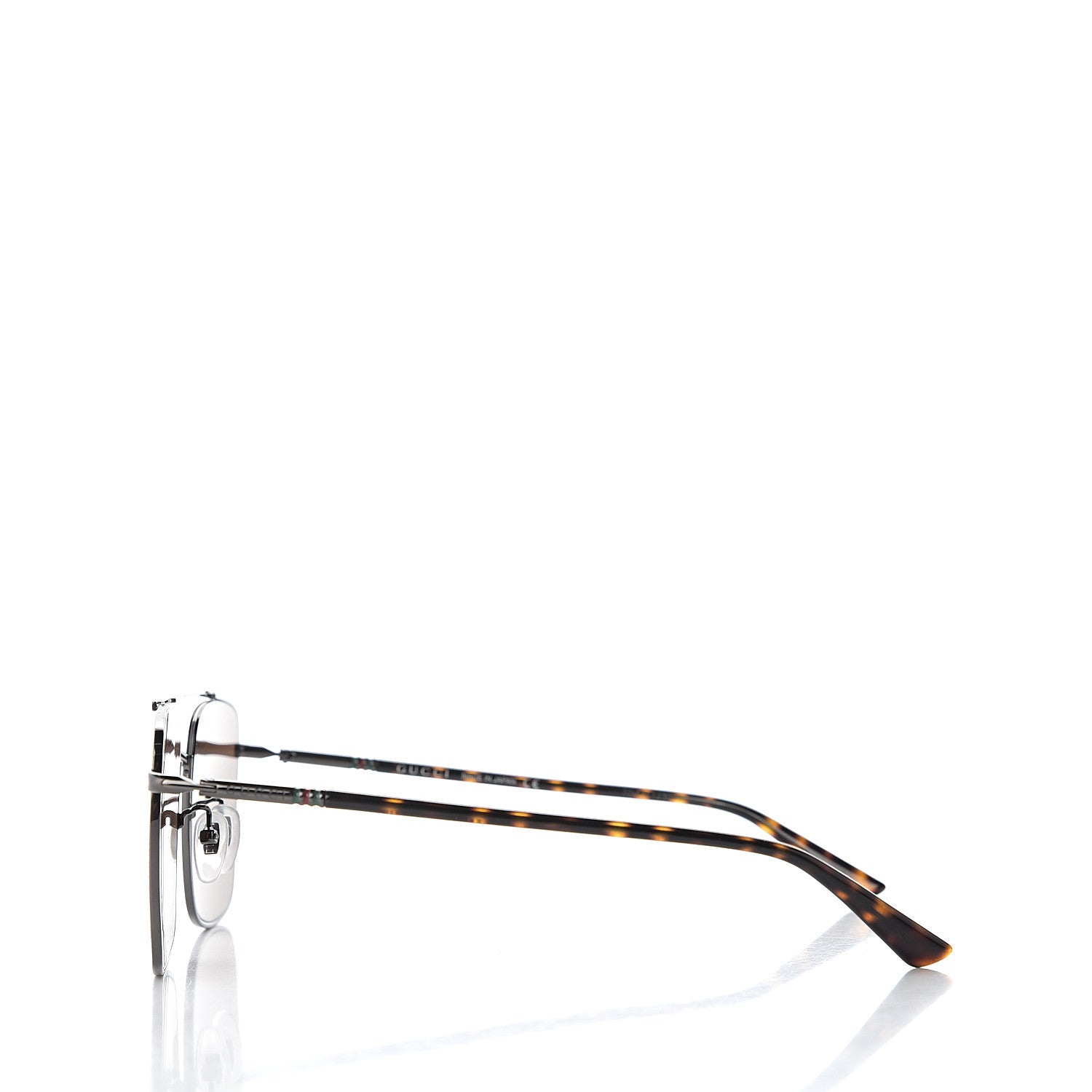Gucci Square Aviator Sunglasses GG0610SK Tortoise 3 of 8