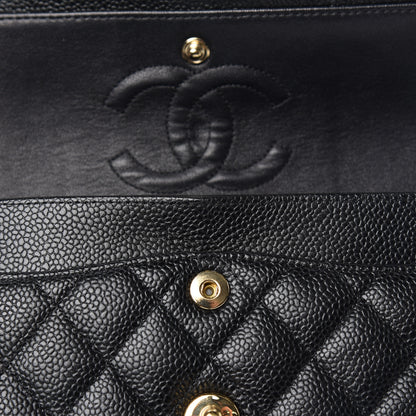 Chanel Caviar Quilted Small Double Flap Black 10 of 13