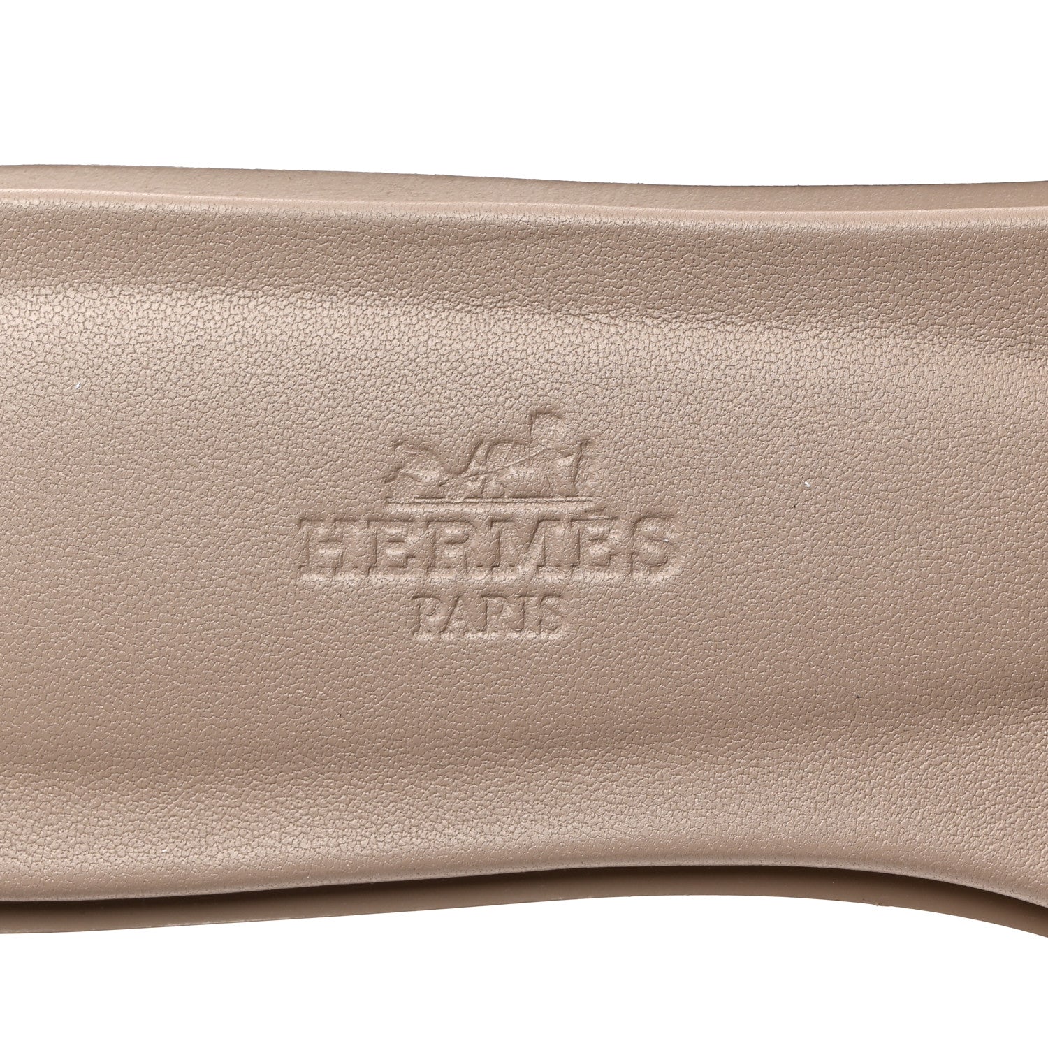 Hermes Box Calfskin Oran Sandals 37 Bois De Santal 7 of 9