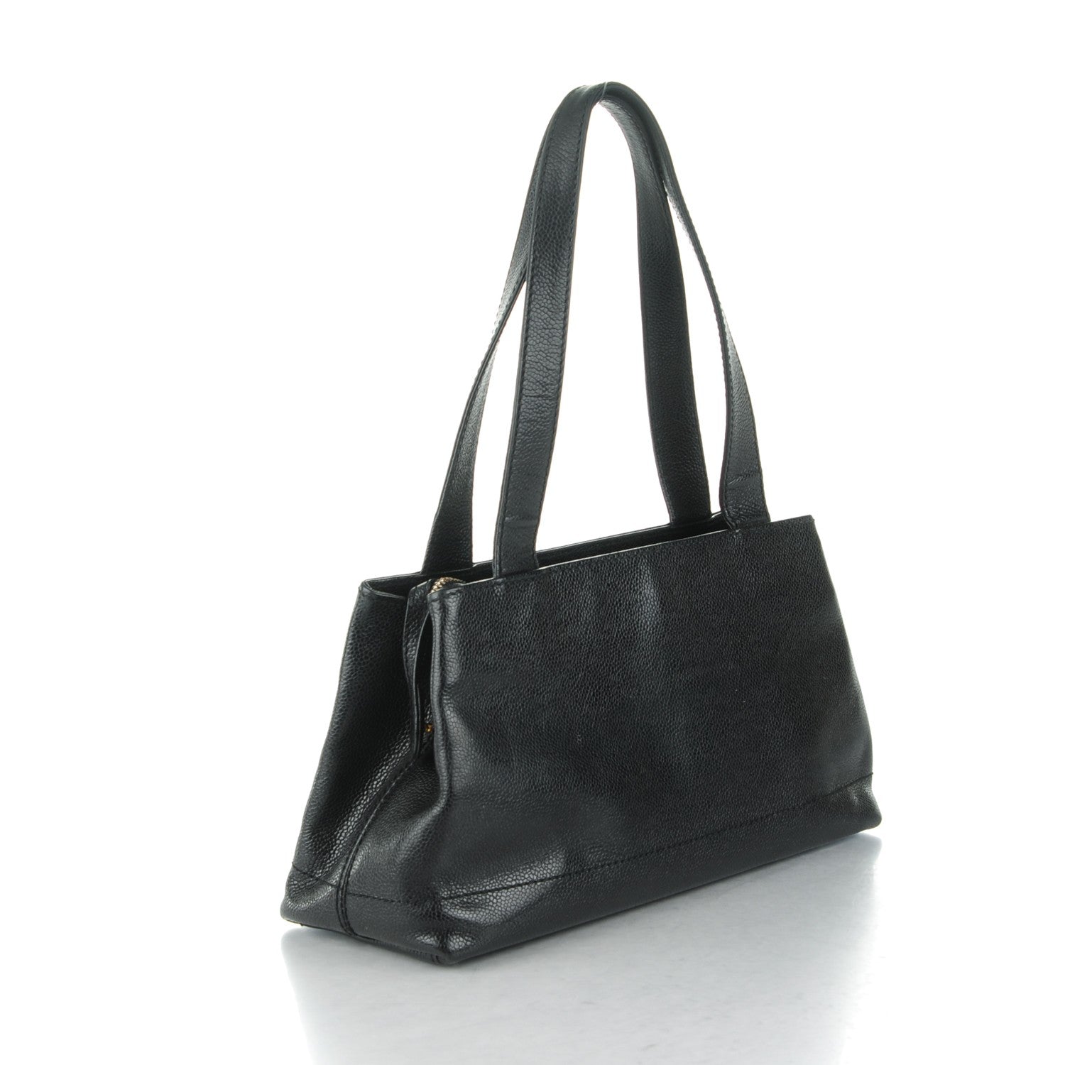 Chanel Caviar CC Shoulder Bag Black 3 of 8