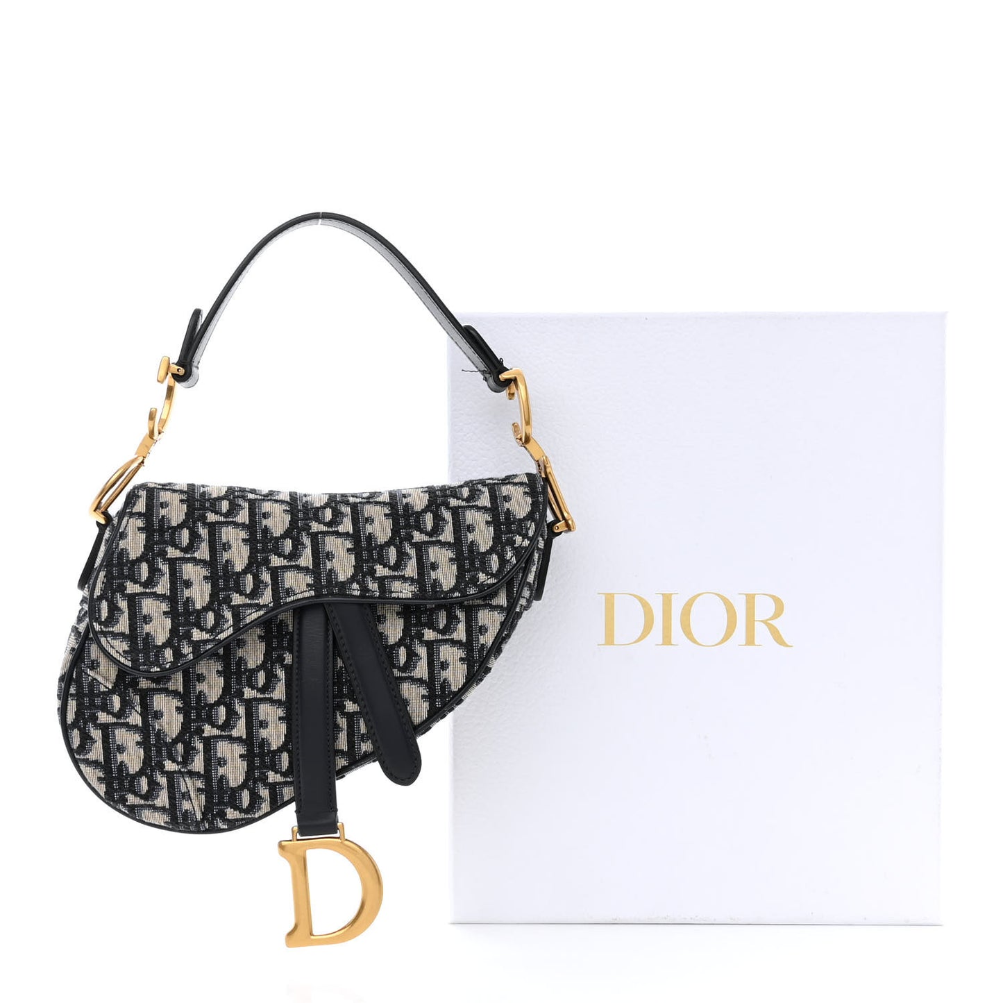 Oblique Mini Saddle Bag Blue