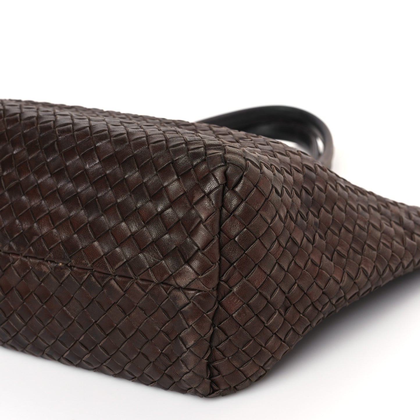 Nappa Intrecciato Small Cabat Ebano