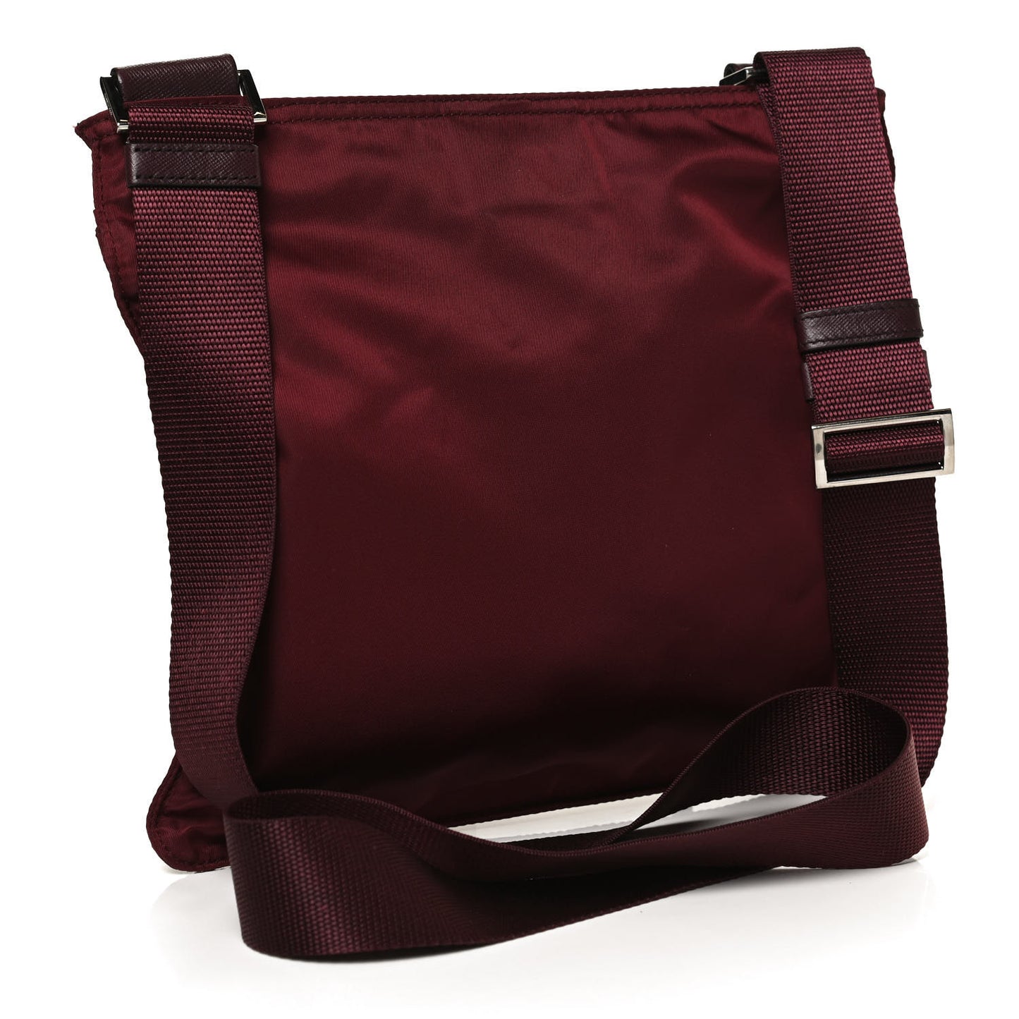 Nylon Vela Messenger Bag Granato
