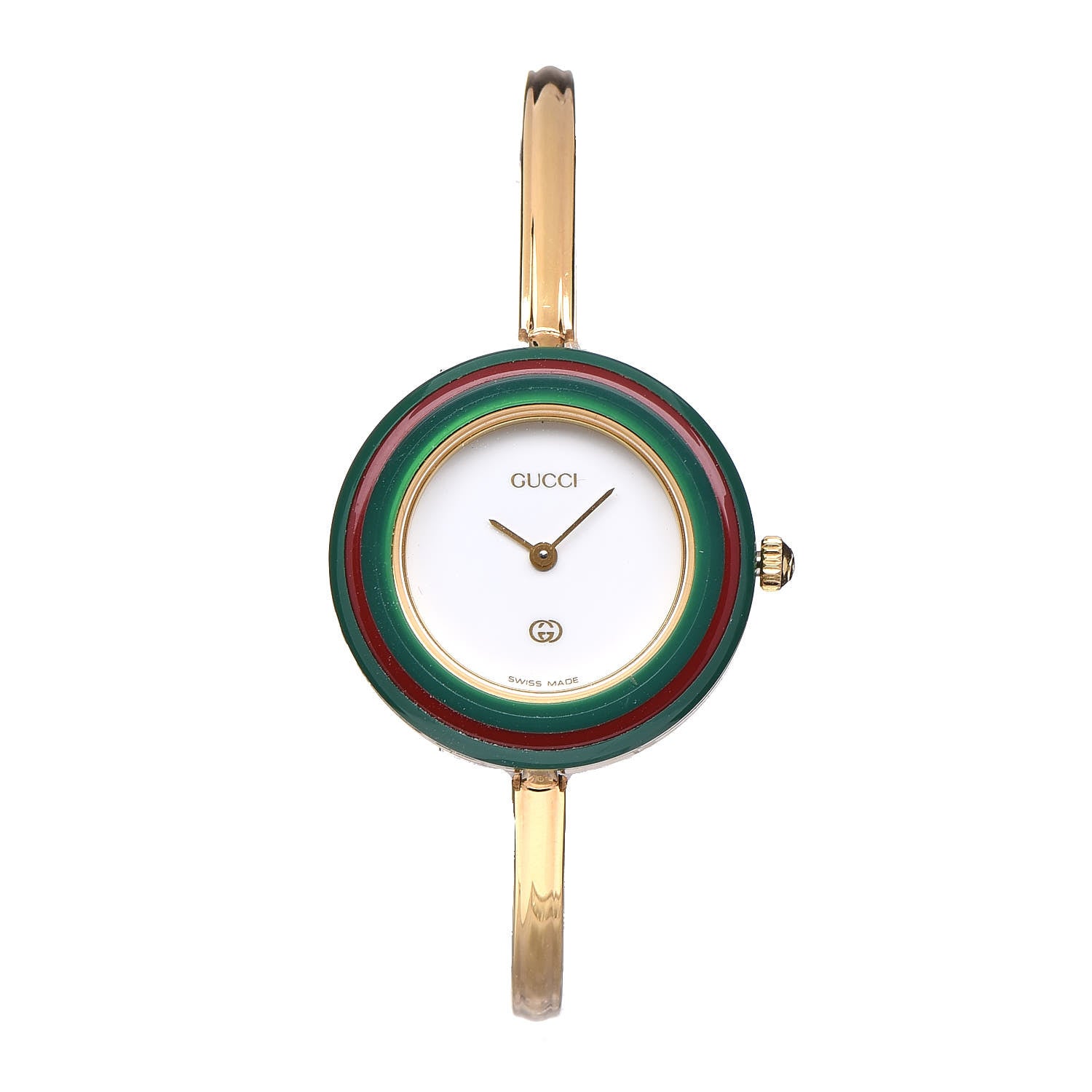 Gucci Stainless Steel 26mm Interchangeable Bezel Quartz Watch 1 of 7