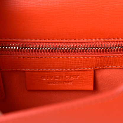 Givenchy Textured Calfskin Mini Pandora Box Chain Crossbody Bag Red 6 of 10