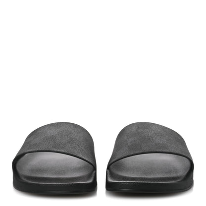 Louis Vuitton Damier Graphite Mens Waterfront Slide Sandal 9 Black 3 of 12