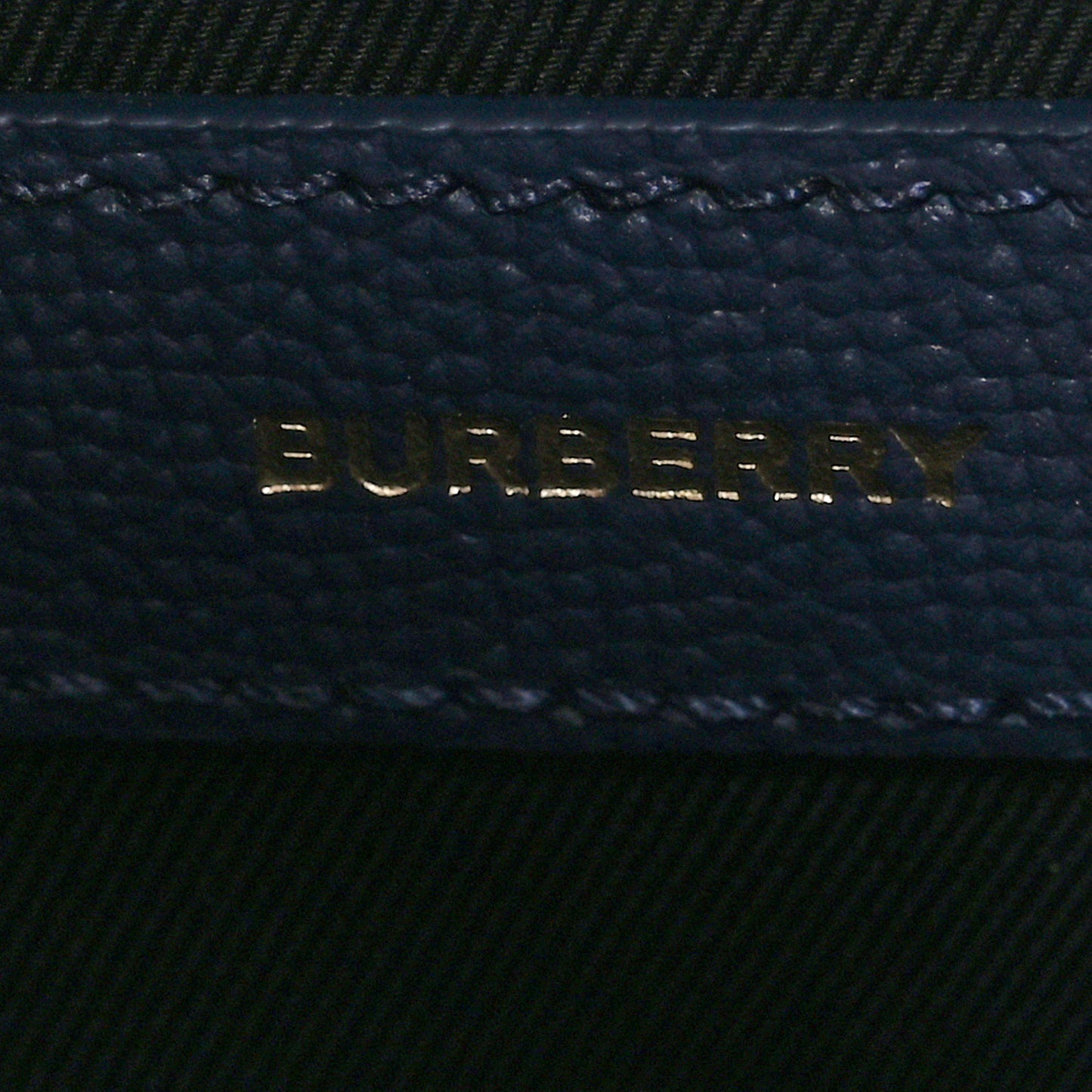 Derby Calfskin Vintage Check Medium Banner Tote Regency Blue