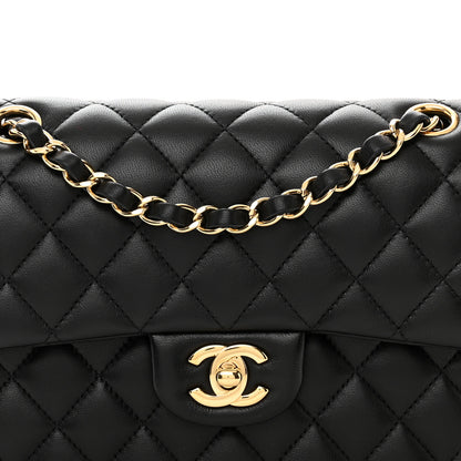 Chanel Lambskin Quilted Small Double Flap Black 8 of 13