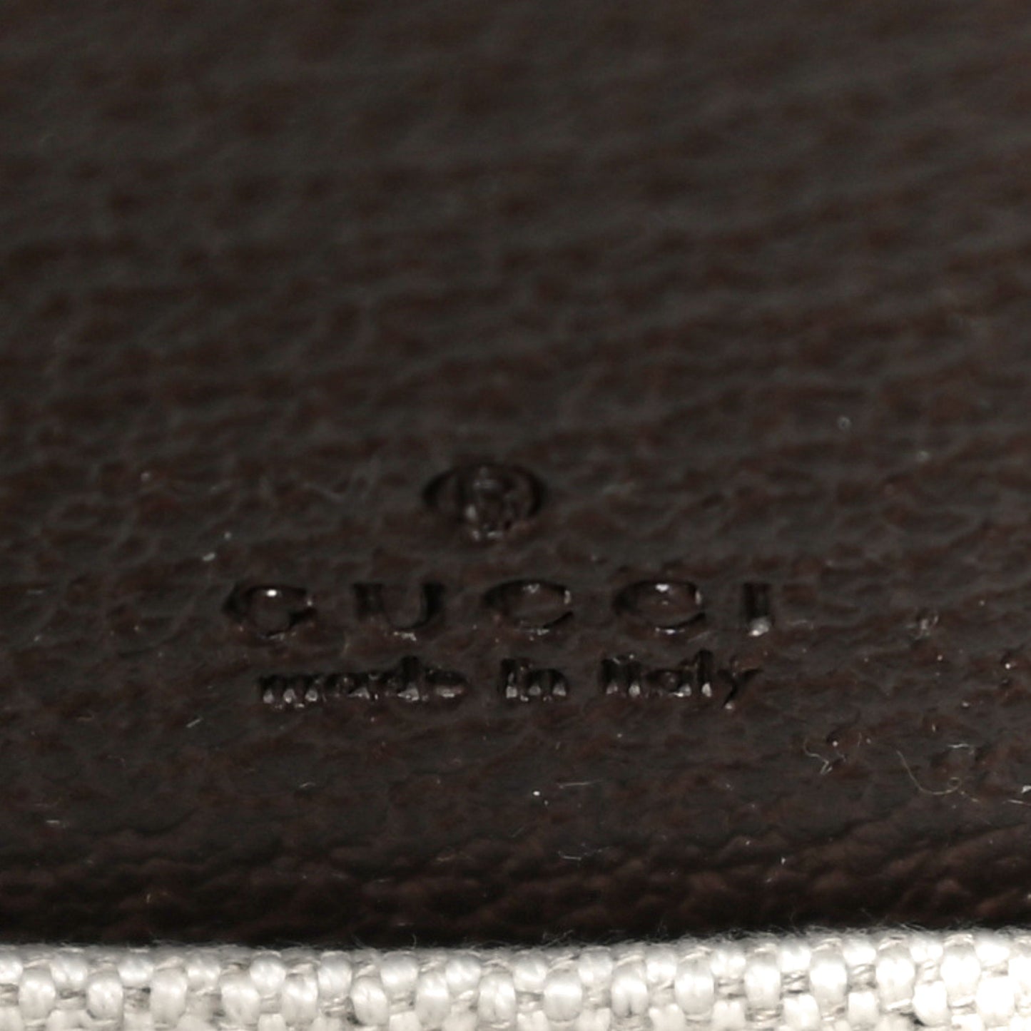 Monogram Jumbo GG Textured Dollar Calfskin Web Mini Bamboo 1947 Top Handle Bag Camel Ebony New Acero