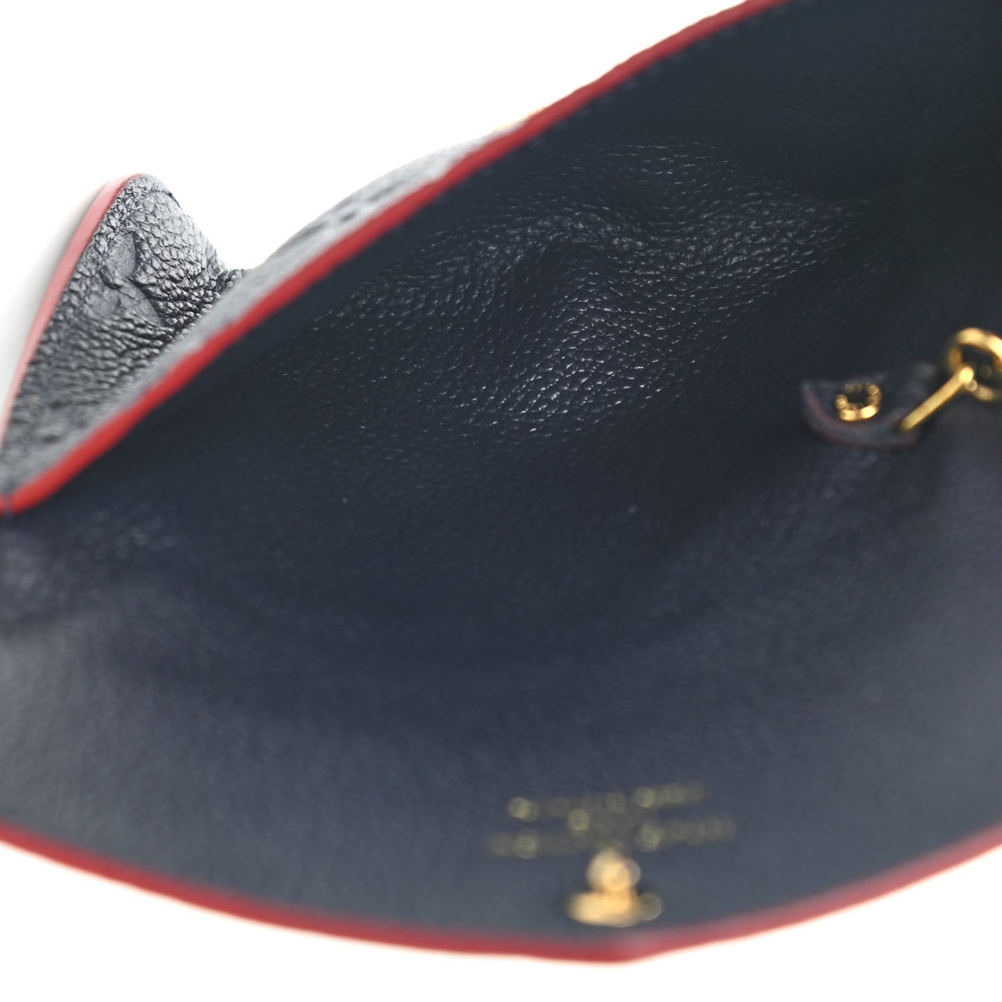 Empreinte Key Pouch Marine Rouge