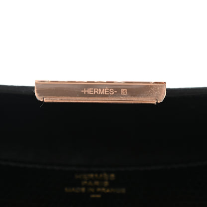 Hermes Lizard Constance Slim Wallet Black 7 of 7
