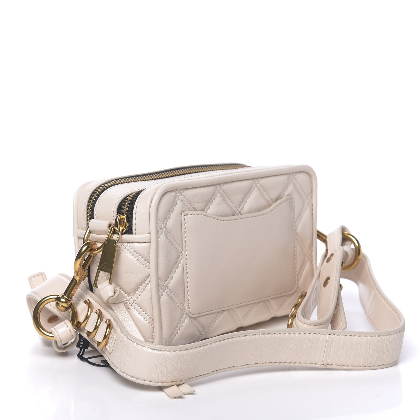 Calfskin Quilted The Softshot 21 Bag Ivory