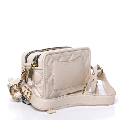 Marc Jacobs Calfskin Quilted The Softshot 21 Bag Ivory 3 of 11