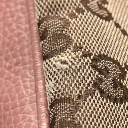 Gucci Monogram Mini Bree Messenger Bag Beige Soft Pink 12 of 14