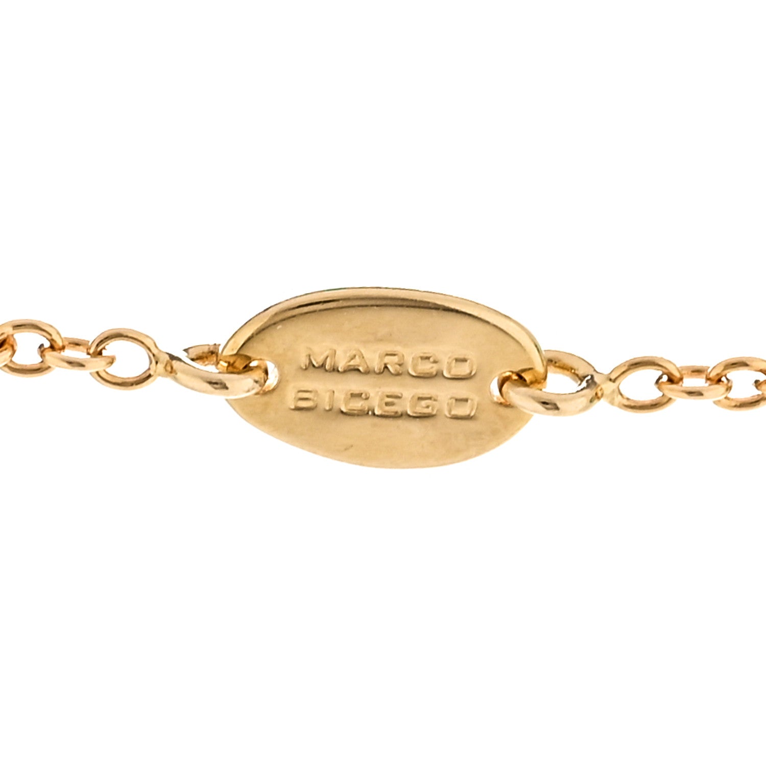 Marco Bicego 18K Yellow Gold Turquoise Siviglia Long Necklace 5 of 6