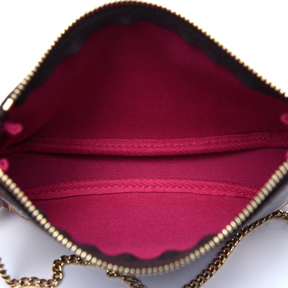 Louis Vuitton Monogram 2020 Christmas Animation Roller Coaster Mini Pochette Accessories Pivoine 5 of 11