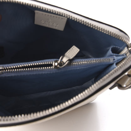 Gucci X SEGA Calfskin GUCCY Stars Mini Dome Shoulder Bag Mystic White Gold 7 of 9