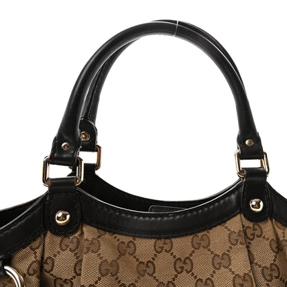 Gucci Monogram Medium Sukey Tote Dark Brown 8 of 10