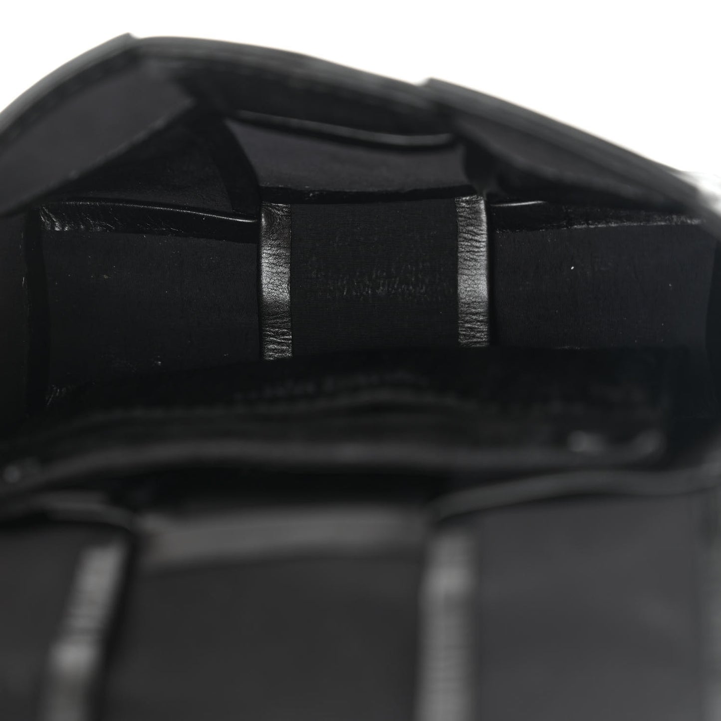 Paper Calfskin Maxi Intreccio Extra Mini Cassette Crossbody Bag Black