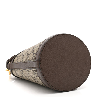 Gucci GG Supreme Monogram Ophidia Mini Bucket Bag Beige Ebony 4 of 10
