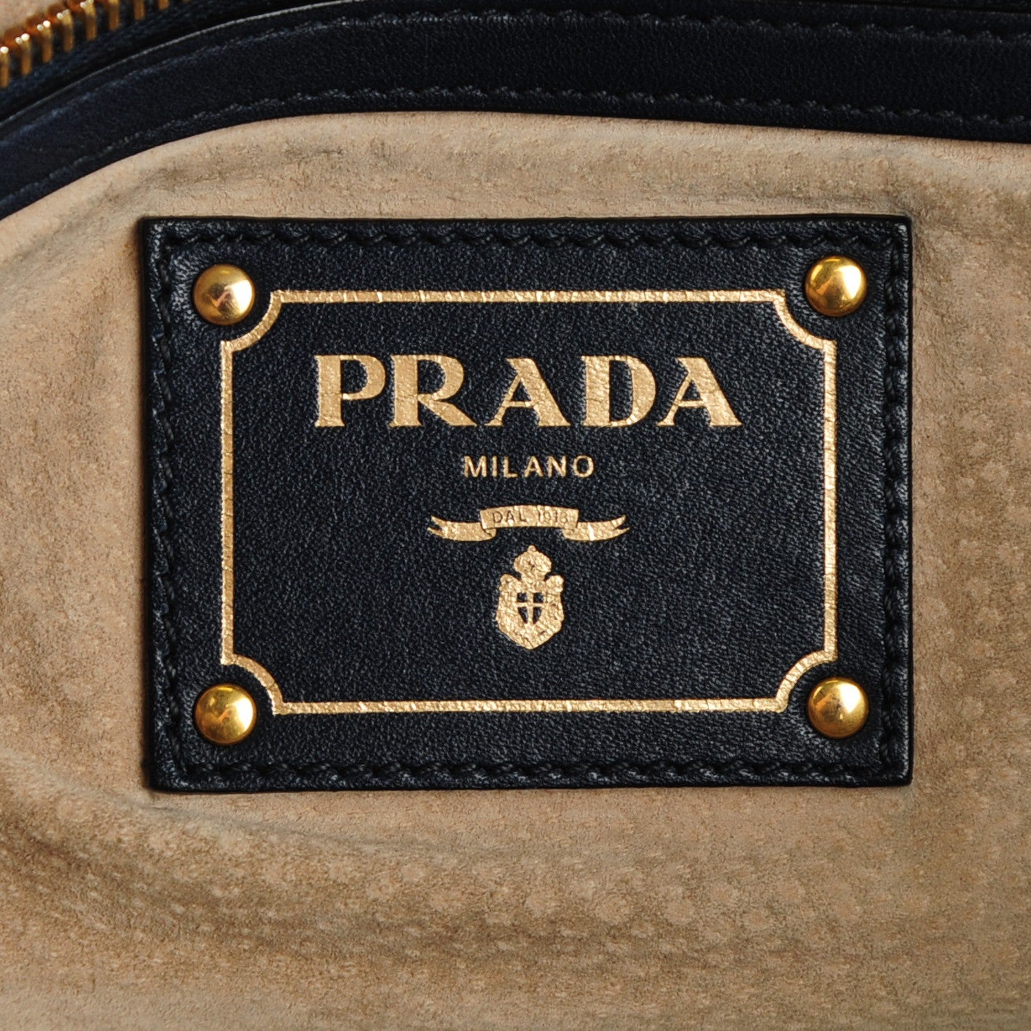 Prada Soft Calf Shopping Tote Baltico 7 of 8