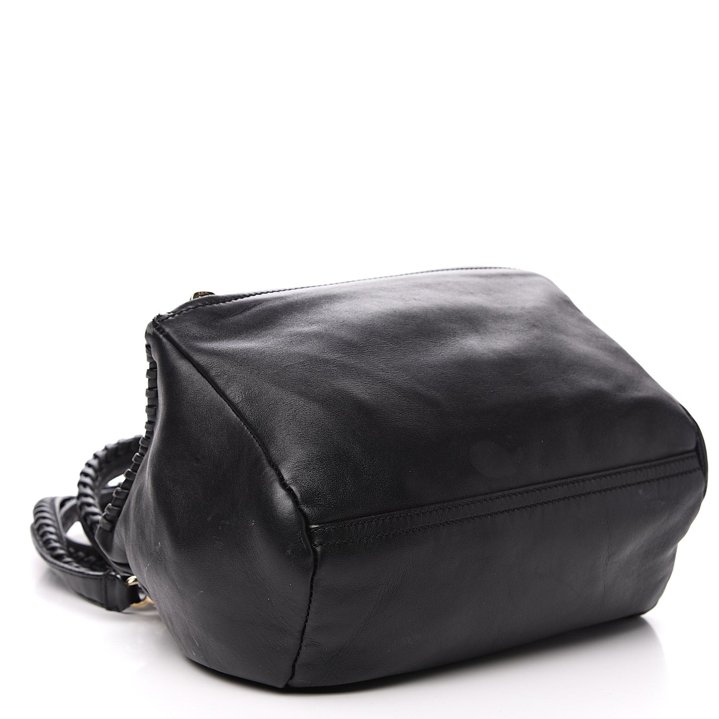 Calfskin Whipstitch Small Pandora Black