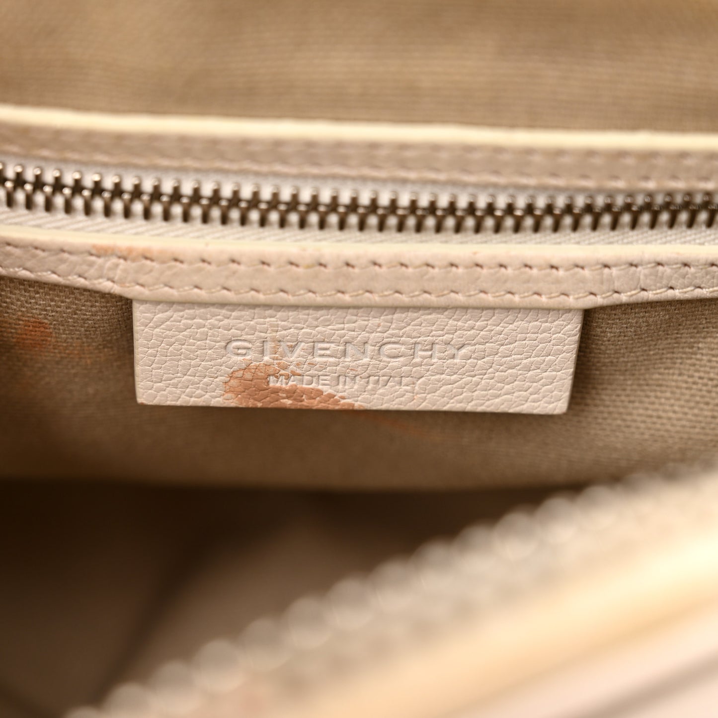 Sugar Goatskin Small Antigona Off White