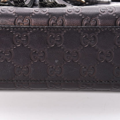 Gucci Guccissima Medium Emily Chain Shoulder Bag Black 17 of 17