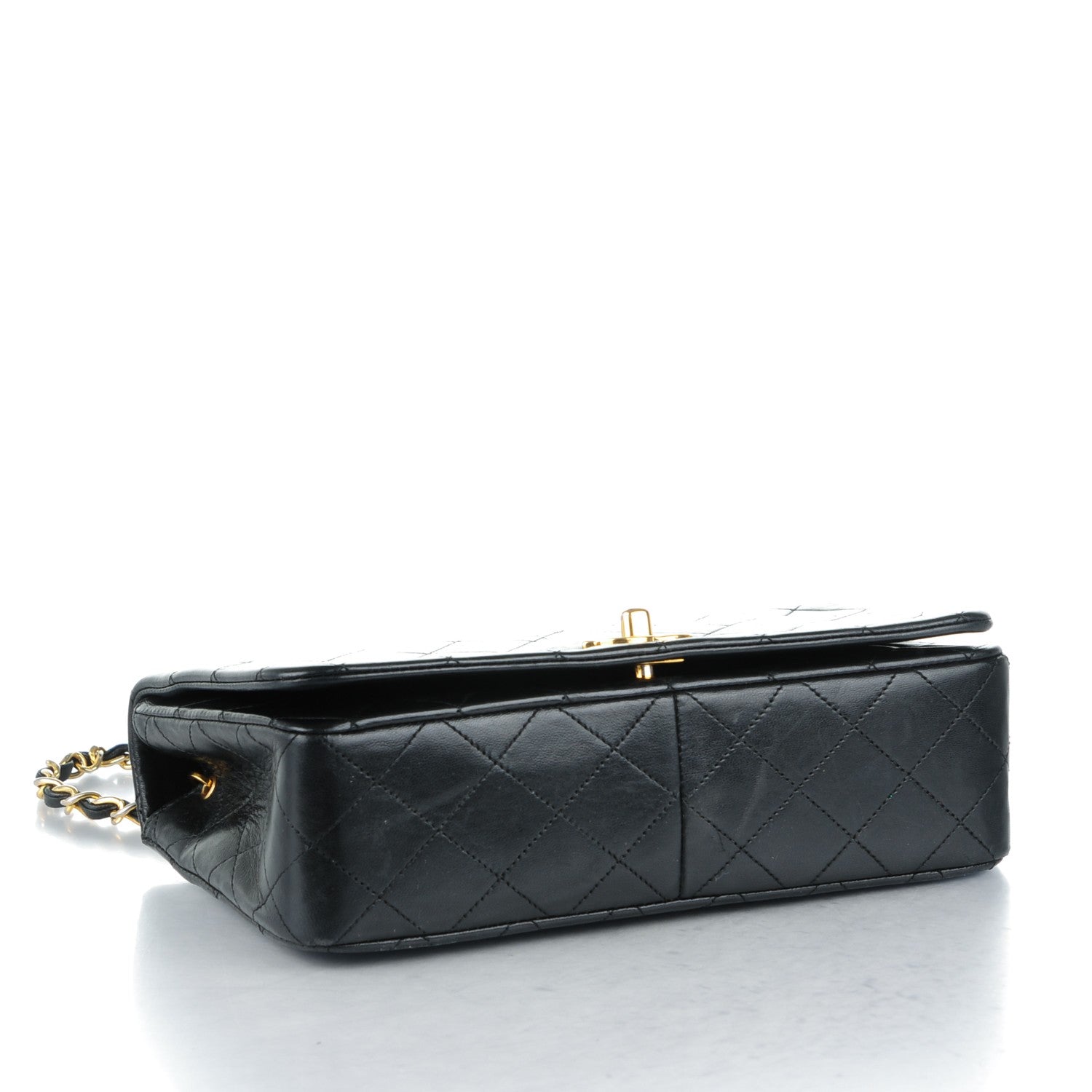 Chanel Lambskin Quilted Small Single Flap Black 4 of 10
