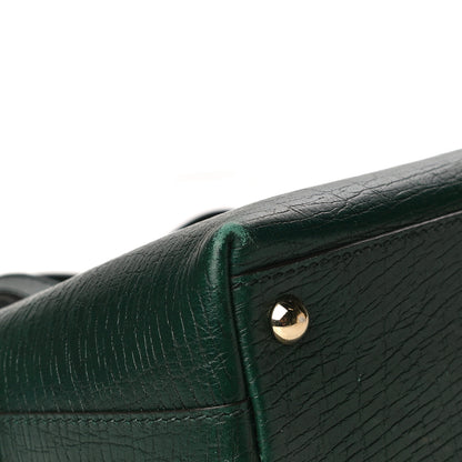Gucci Textured Calfskin Small Boston Green 11 of 16