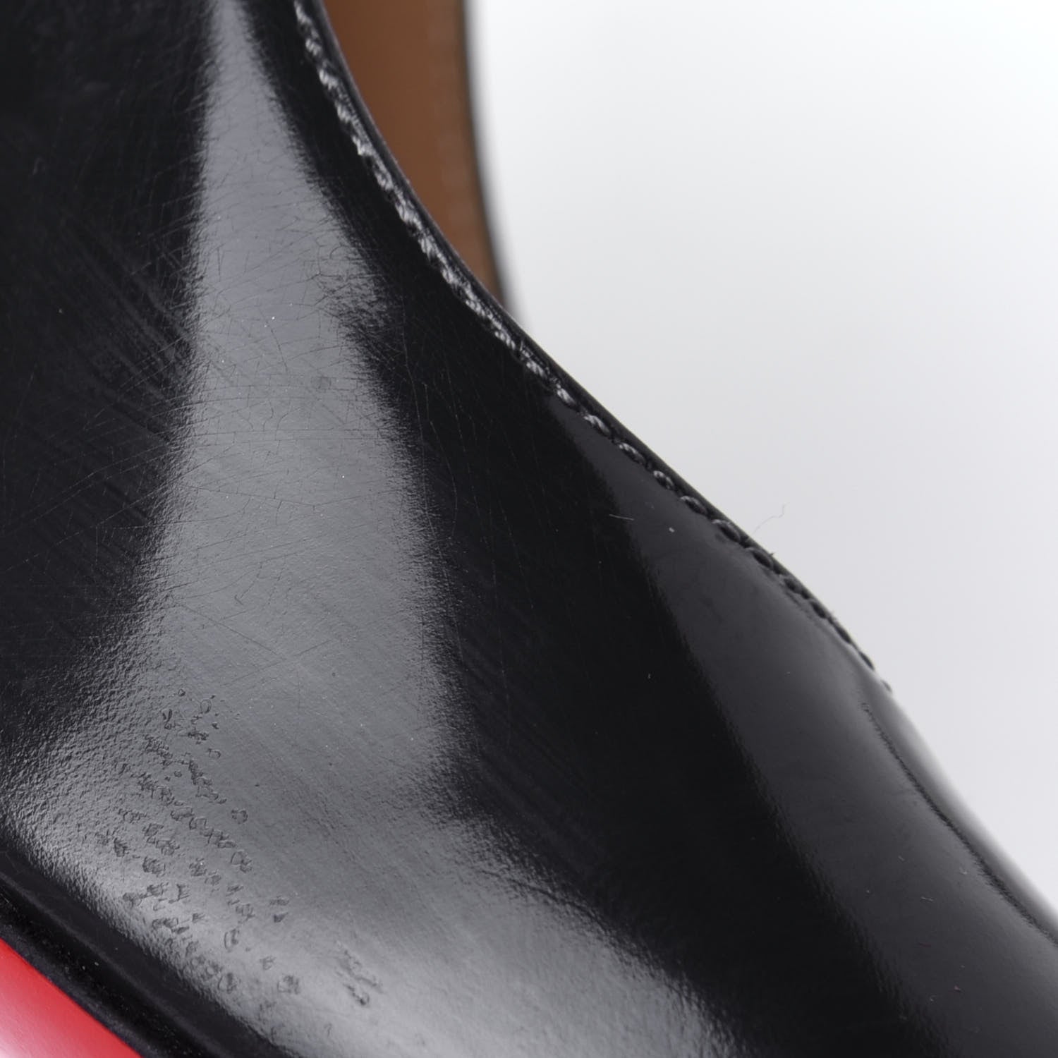 Christian Louboutin Patent Fifi 85 Pumps 38 Black 10 of 12