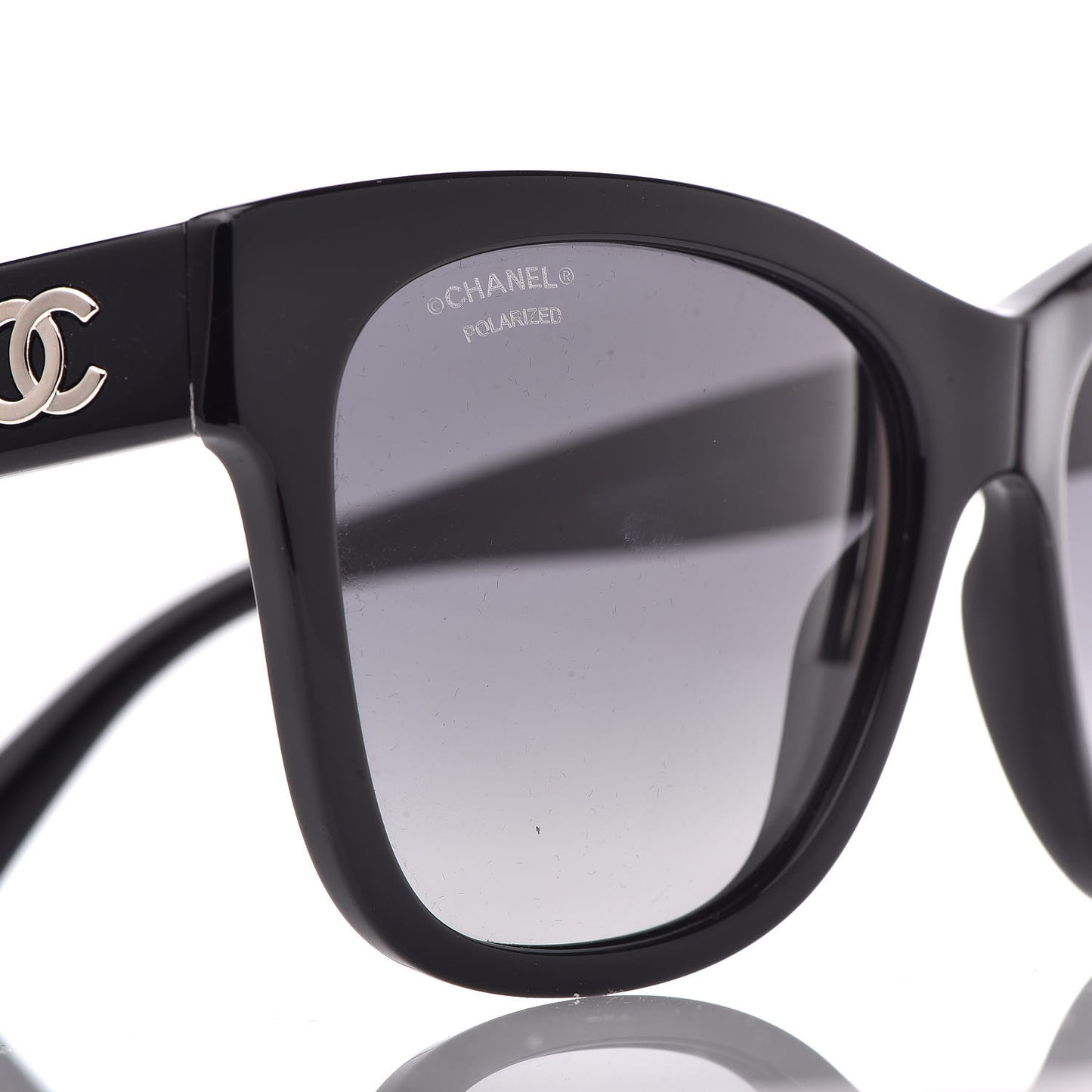 Polarized Square CC Sunglasses 5380 Black