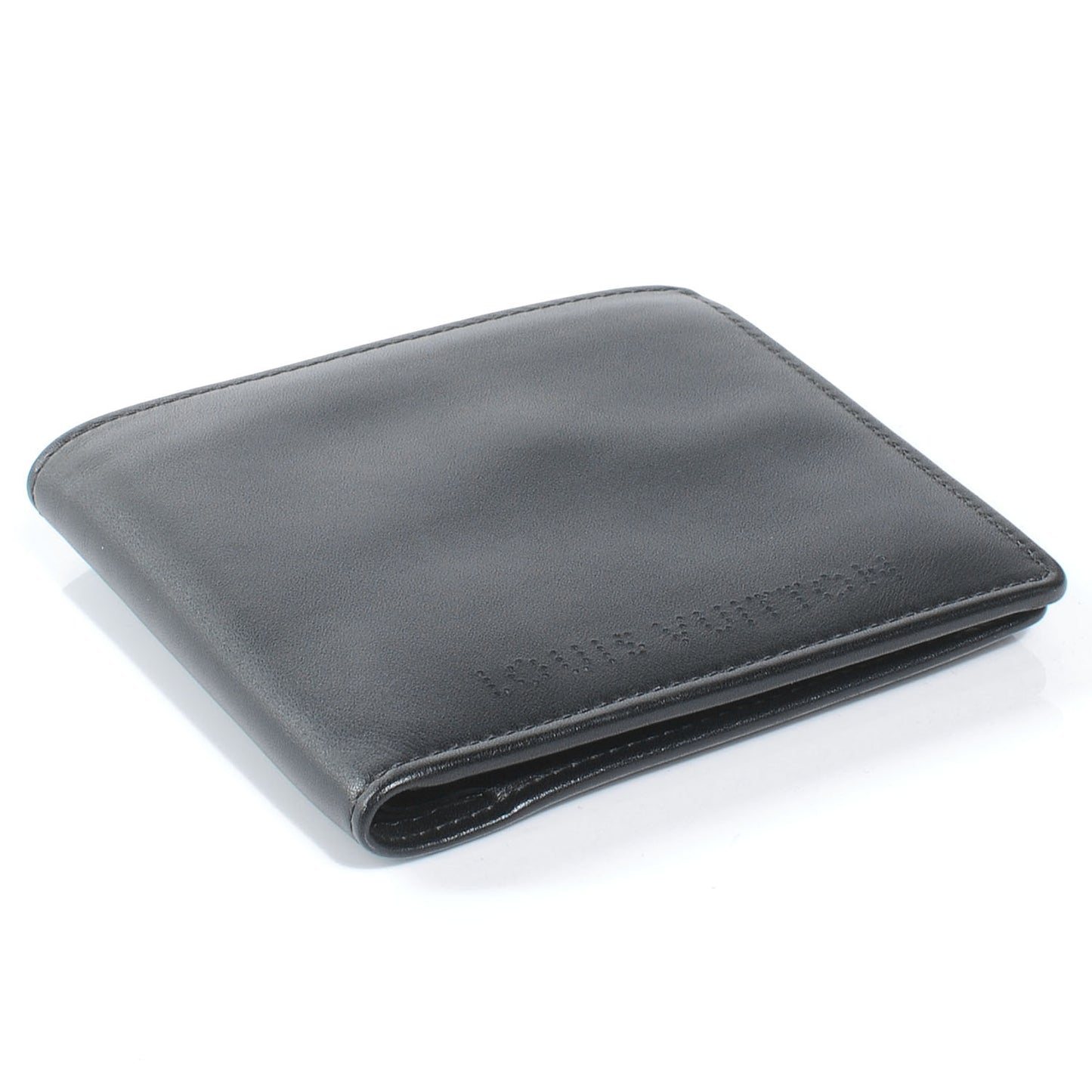 Nappa Marco Chicago Perforated Mens Wallet Black