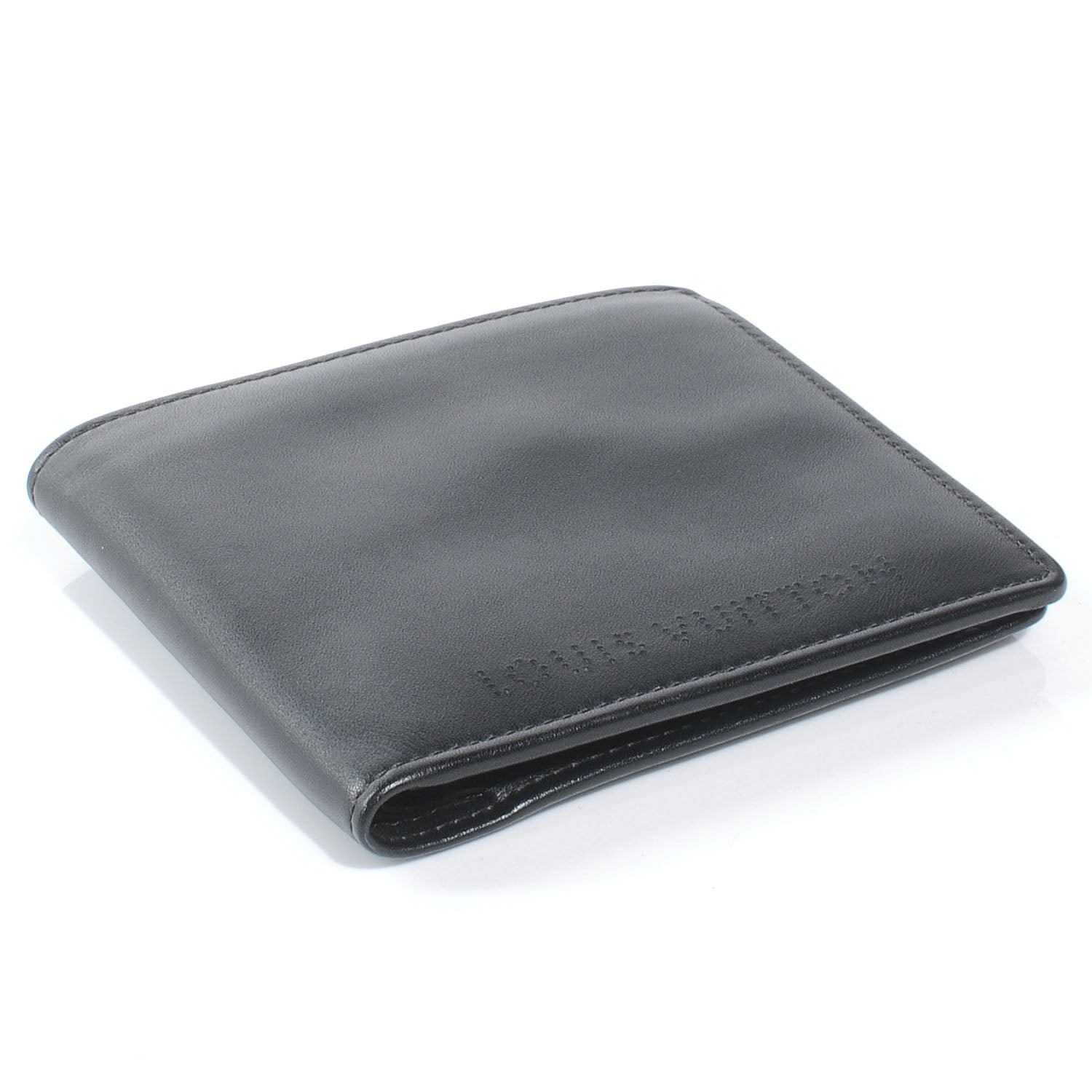 Louis Vuitton Nappa Marco Chicago Perforated Mens Wallet Black 6 of 7