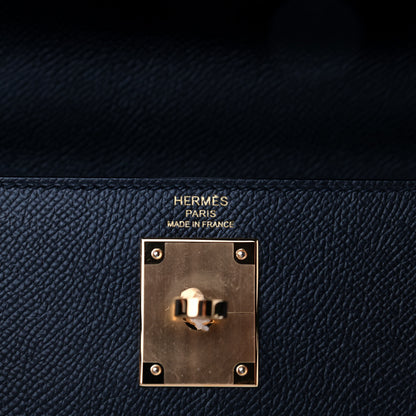 Hermes Epsom Kelly Sellier 28 Black 8 of 11