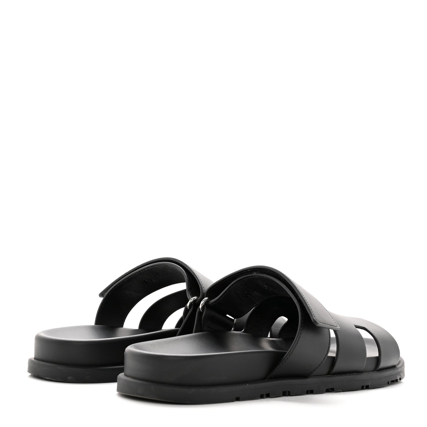 Calfskin Womens Chypre Sandals 41 Black