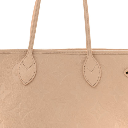 Louis Vuitton Empreinte Monogram Giant Neverfull MM Sand 9 of 14