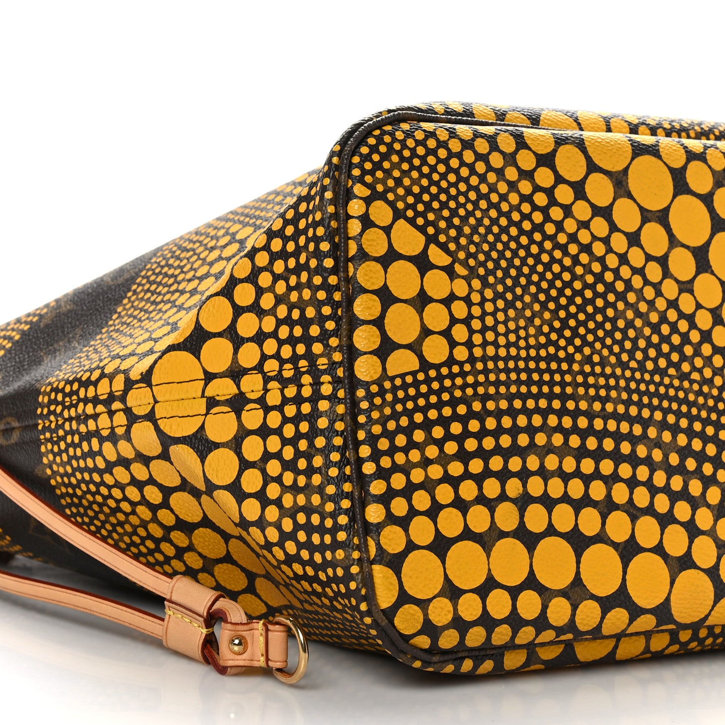 Monogram Kusama Waves Neverfull MM Yellow