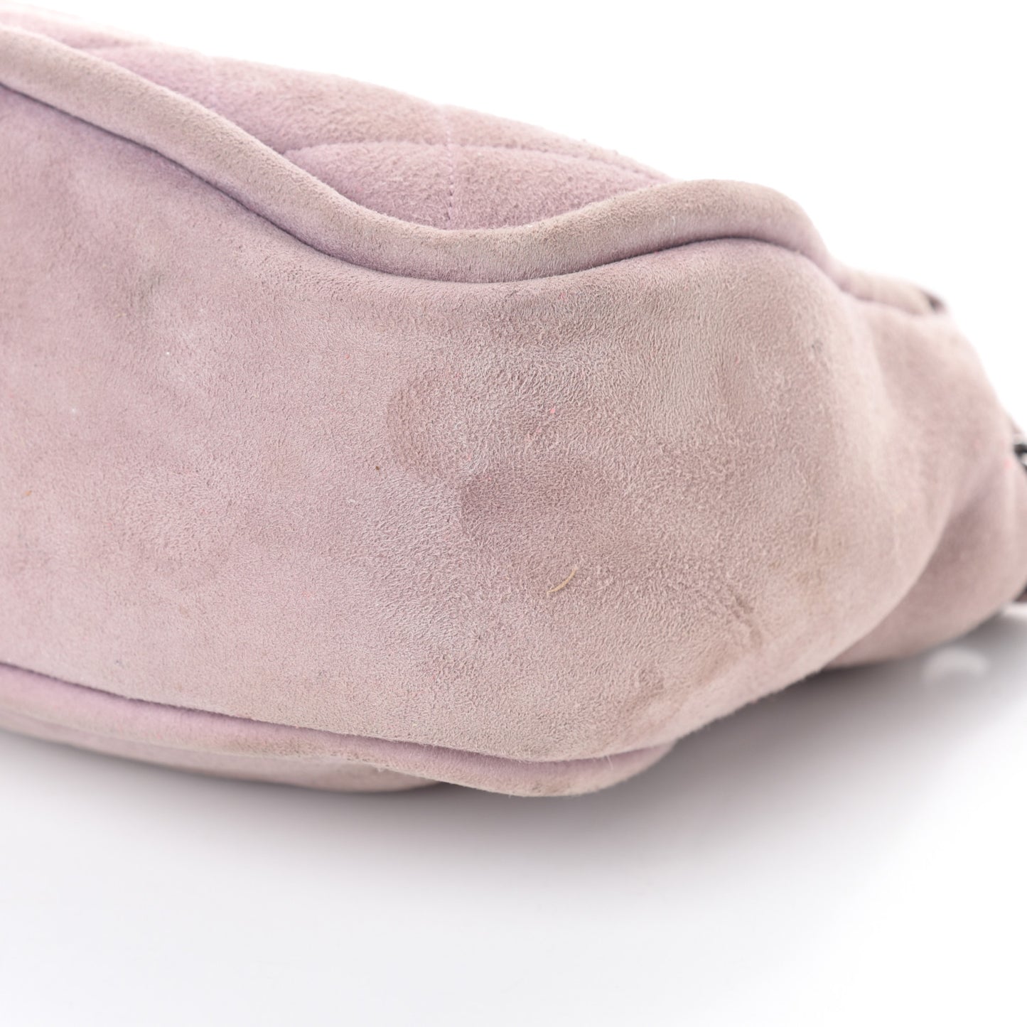 Shearling Quilted Mademoiselle Tote Light Purple