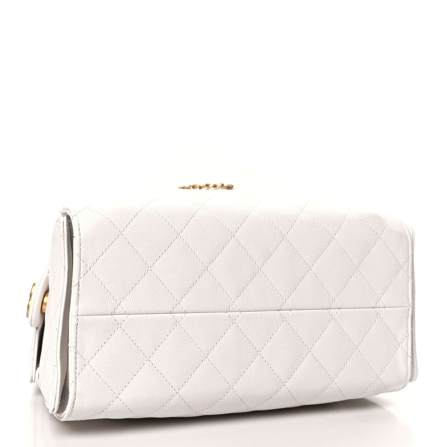 Chanel Caviar Quilted Small Chanel 25 Handbag White 4 of 11