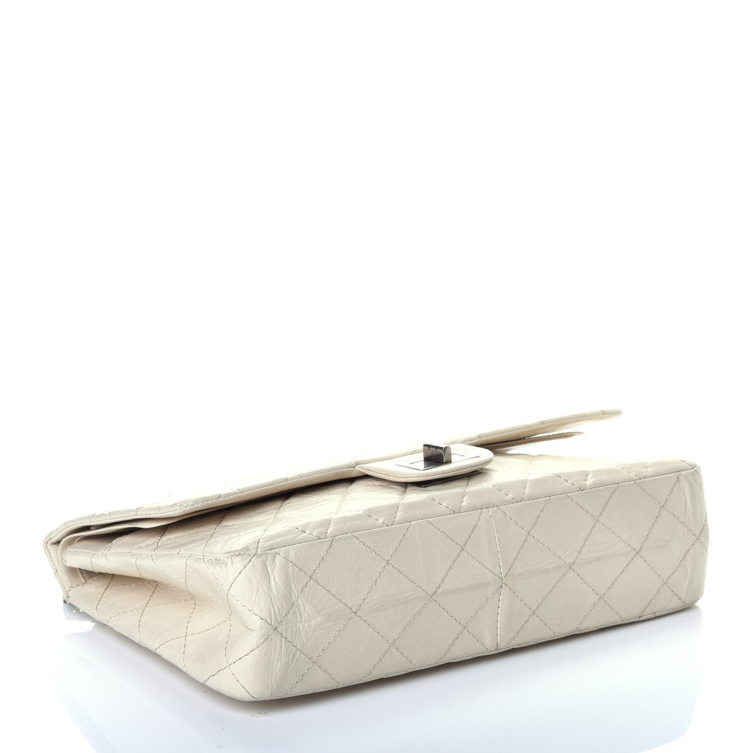Chanel Aged Calfskin Quilted 2.55 Reissue 227 Flap Light Beige 4 of 10