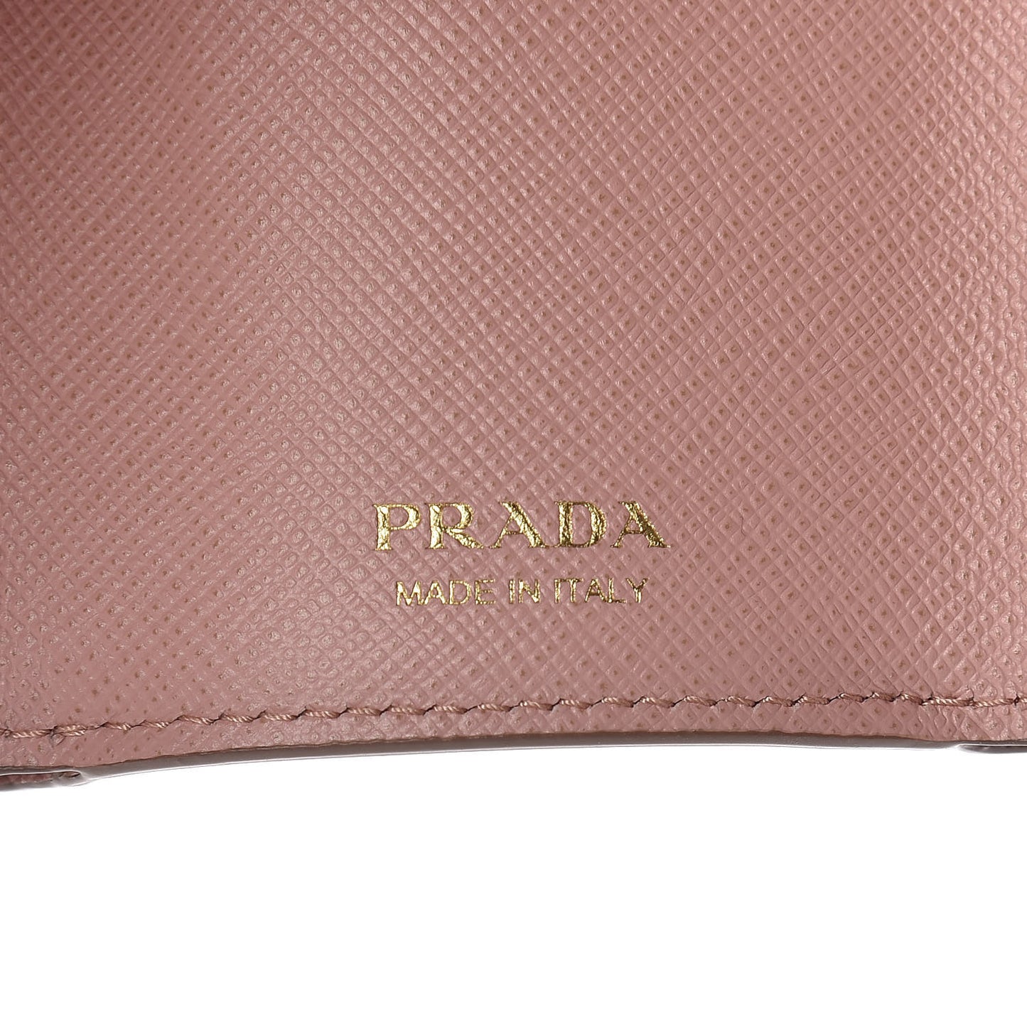 Saffiano Multicolor Tri-Fold Compact Wallet Cipria Orchidea