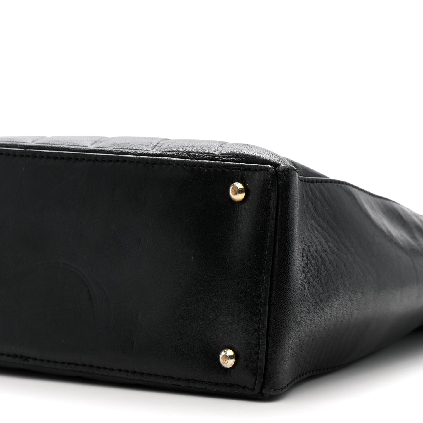 Lambskin Quilted Medium Chocolate Bar Shoulder Bag Black