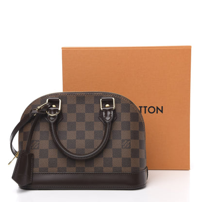Louis Vuitton Damier Ebene Alma BB 8 of 8